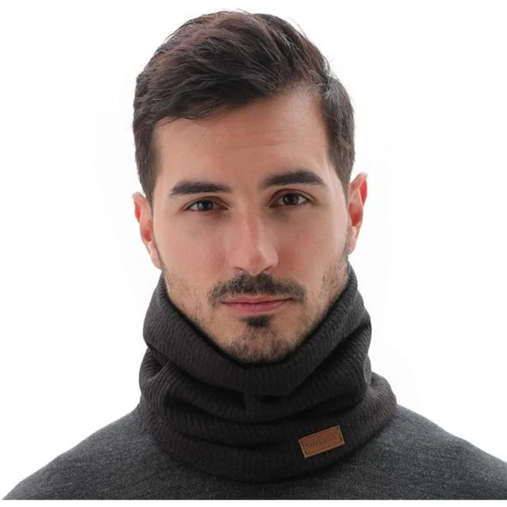 Winter Neck Warmer Men Ski, Neck Gaiter Face Scarf Women, Fleece Scarf Mask